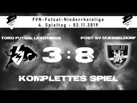 Toro Futsal Lightnings - Post SV Düsseldorf (02.11.2019)