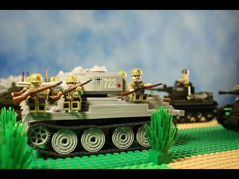 The battle of Kursk 1943 | The biggest tankbattle in history | Lego WW2 stopmotion | Eastern front