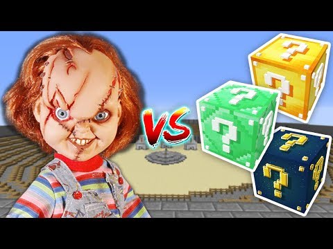 KORKUNÇ KATİL BEBEK CHUCKY VS ŞANS BLOKLARI - Minecraft