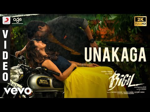 Bigil - Unakaga Video | Thalapathy Vijay, Nayanthara | A.R Rahman