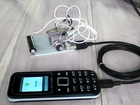 Free energy , from small to a powerful energy, Phone charging using 1.5V AAA small battery Video