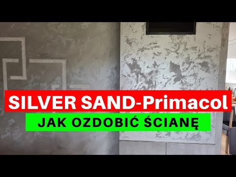 How to decorate a wall - SILVER SAND textured paint. Check it out @4LiveTechTv