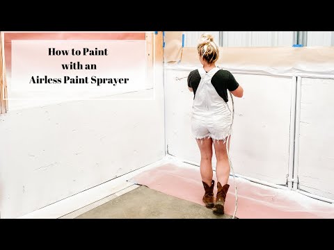How to Paint with an Airless Paint Sprayer