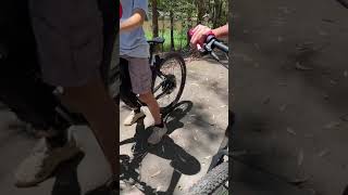 Love the smell of burnt rubber #mtb #ebikes #viralshorts #100kview