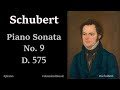 Schubert - Piano Sonata No. 9 in B major, D. 575