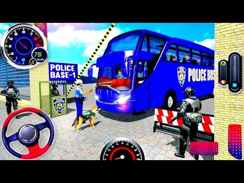 Police Bus Rescue Driving Simulator - US Prisoner Bus Transporter Driver 3D - Android GamePlay#2