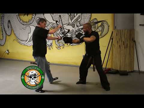 Double Cudgel Block and Striking -- Irish Stick Fighting
