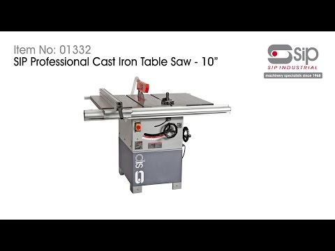 SIP 10" Professional Cast Iron Table Saw (Product illustration 5)-4