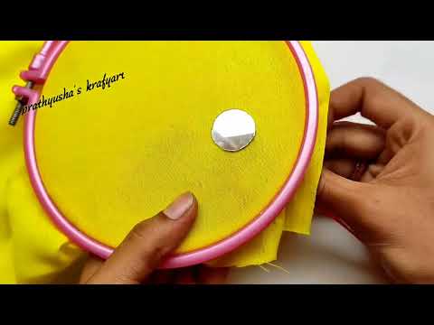 Mirror jewellery making PART- 1 | Prathyusha's krafyart