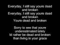 Dead And Broken Lyrics Godsmack