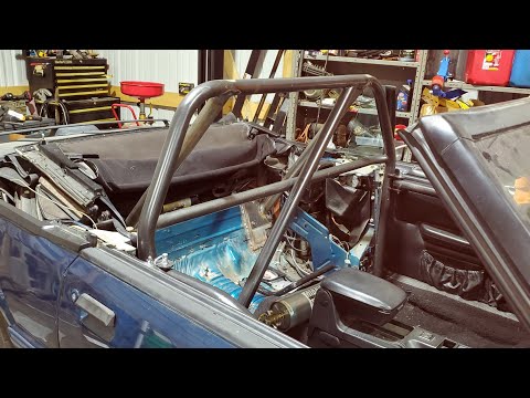 ep 45 Maximum Motorsports Roll bar install 93 Foxbody Convertable part 4