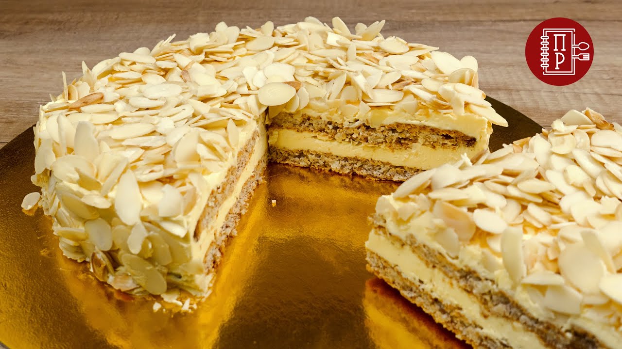 Знаменитый Шведский Миндальный Торт для Праздничного Стола