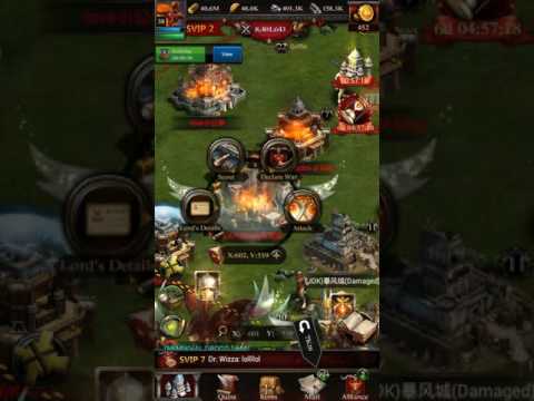 CLASH OF KINGS 444 VS 445 ZEROING 21M POWER P3 EPIC! BRUTAL KILL