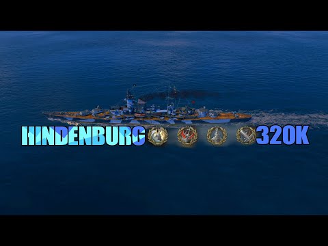 Heavy Cruiser Hindenburg Hard Carry on Shatter - World of Warships Replays