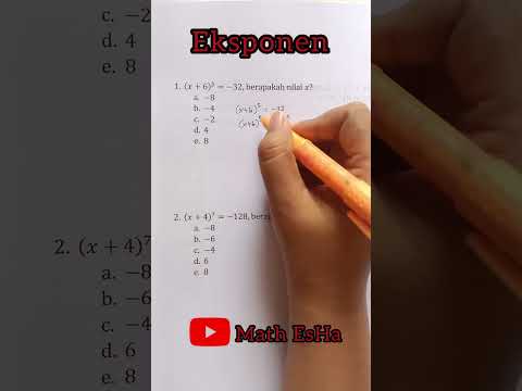 QUICK TRICKS FOR EXPONENTS IN THE FORM OF EXPONENTS IN MATHEMATICS FOR CLASS X SMA