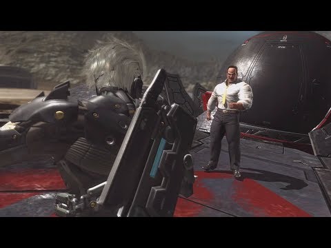 Metal Gear Rising: Revengeance - Walkthrough Part 25 - Armstrong Boss Fight (Gameplay & Commentary)