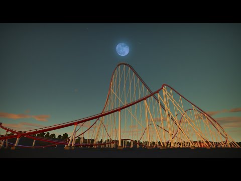 Red Star - B&M Giga Coaster - Planet Coaster (4K POV)