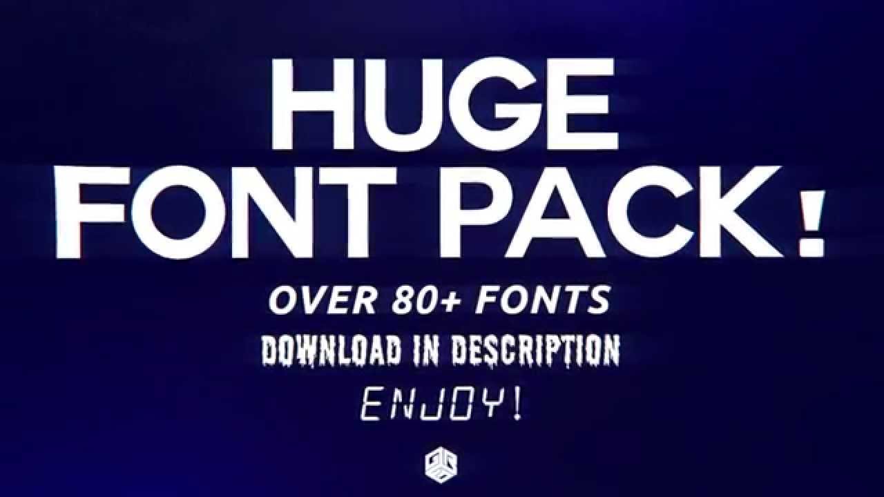 HUGE FONT PACK! (Happy Easter!)