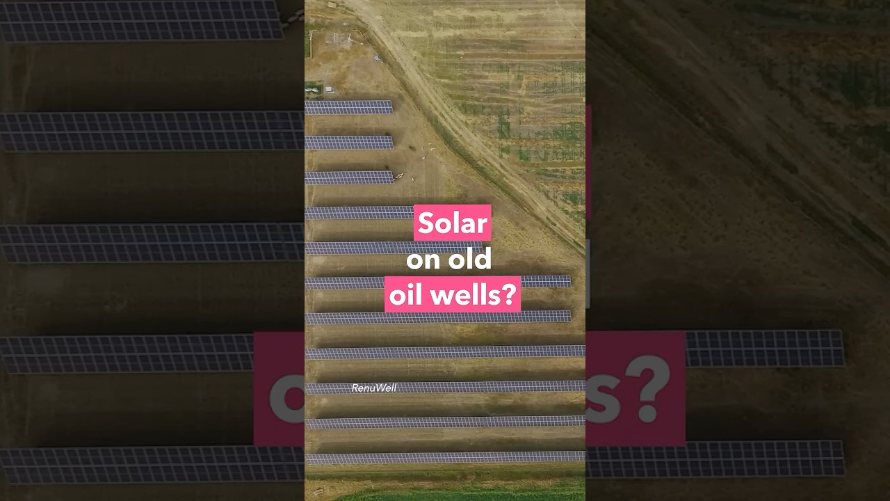 Solar plants on old oil wells?
