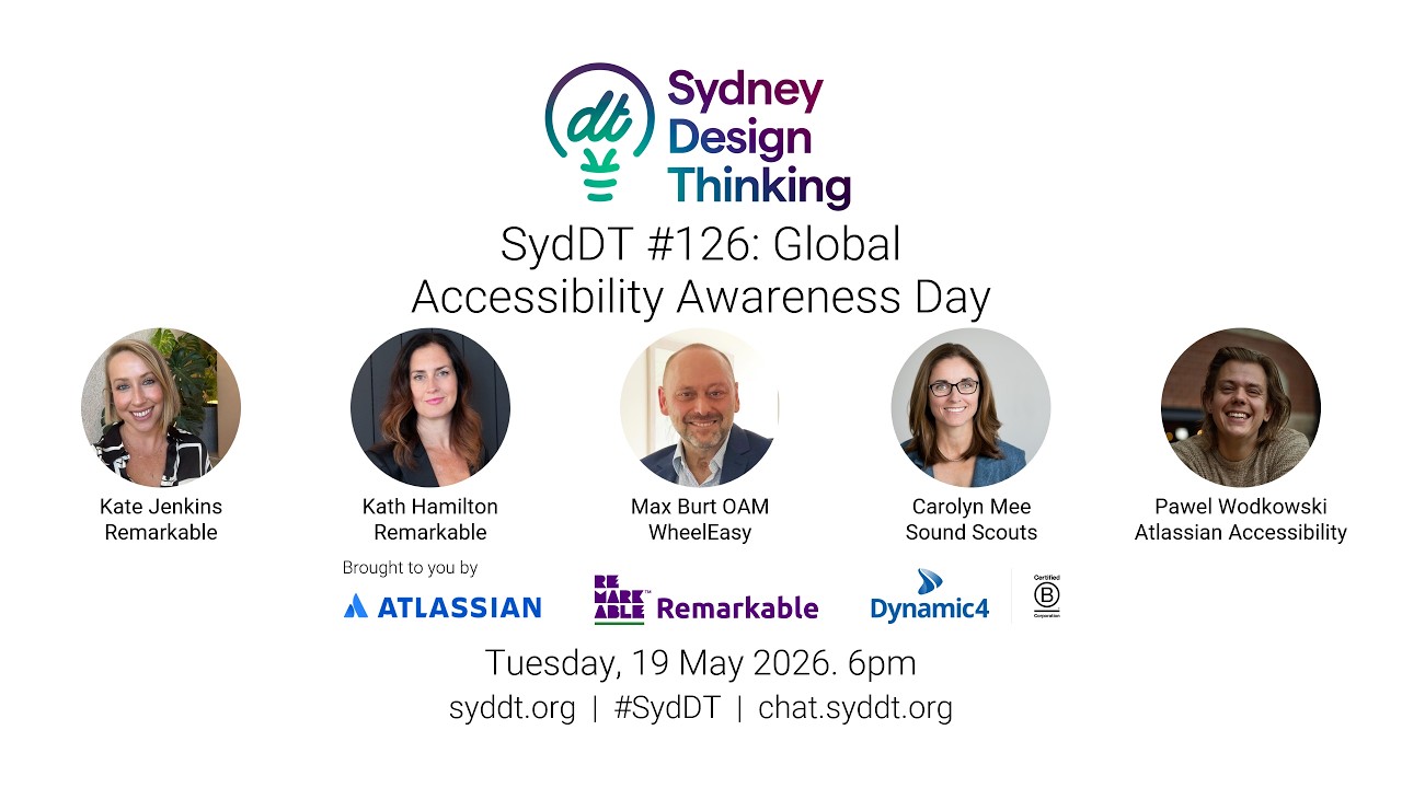 SydDT #126: Celebrating Global Accessibility Awareness Day