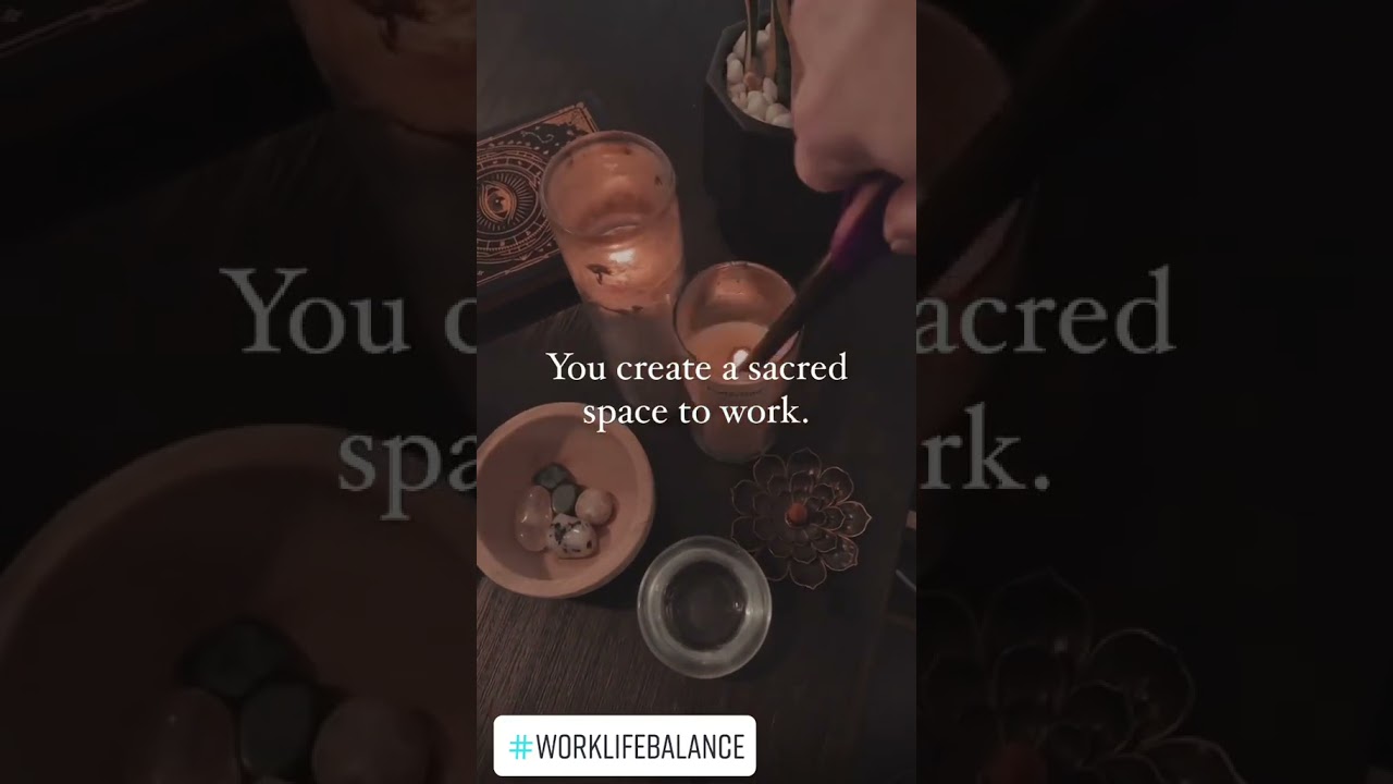 Create sacred space to work #nlptechniques #lifecoachingforwomen  #worklifebalance