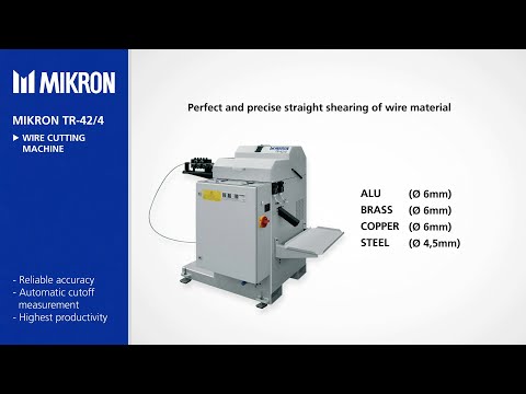 MIKRON - TR-42/4 - Wire cutting machine Rotary Transfer Rundtaktmaschine macchina transfer