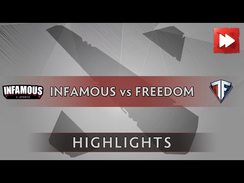 Infamous -_^ vs Team Freedom Dota 2 - SL i-League StarSeries S3 - Dota Highlights