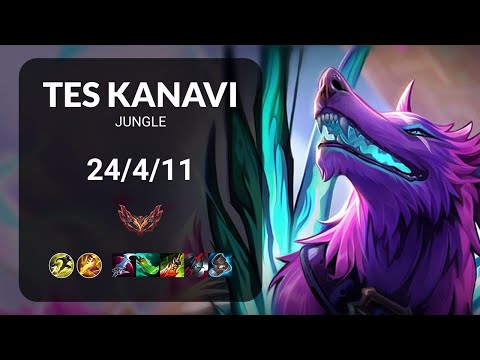 TES Kanavi Naafiri vs Kindred JUNGLE - KR GRANDMASTER Patch 15.6