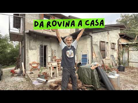 “Sto vivendo con 60€ al mese, riportando in vita una casa abbandonata da 10 anni”