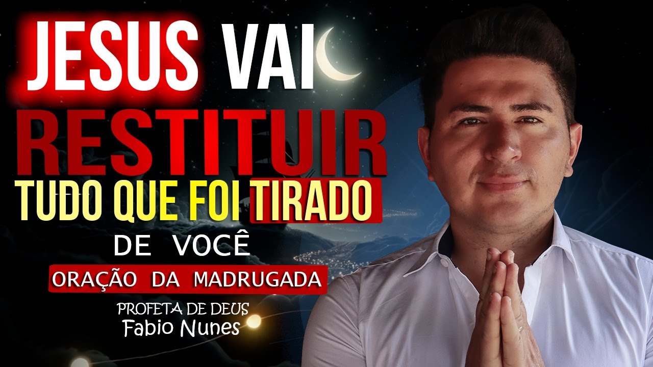 ORAÇÃO PROFÉTICA DA MADRUGADA - 03 DE JANEIRO I PARA DORMIR EM PAZ