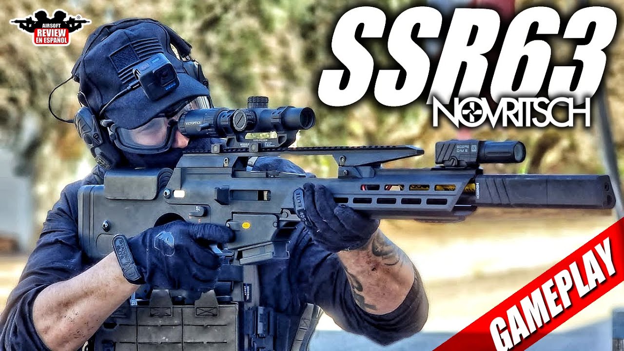 New DMR SSR63 NOVRITSCH Gameplay! | Airsoft Review en Español