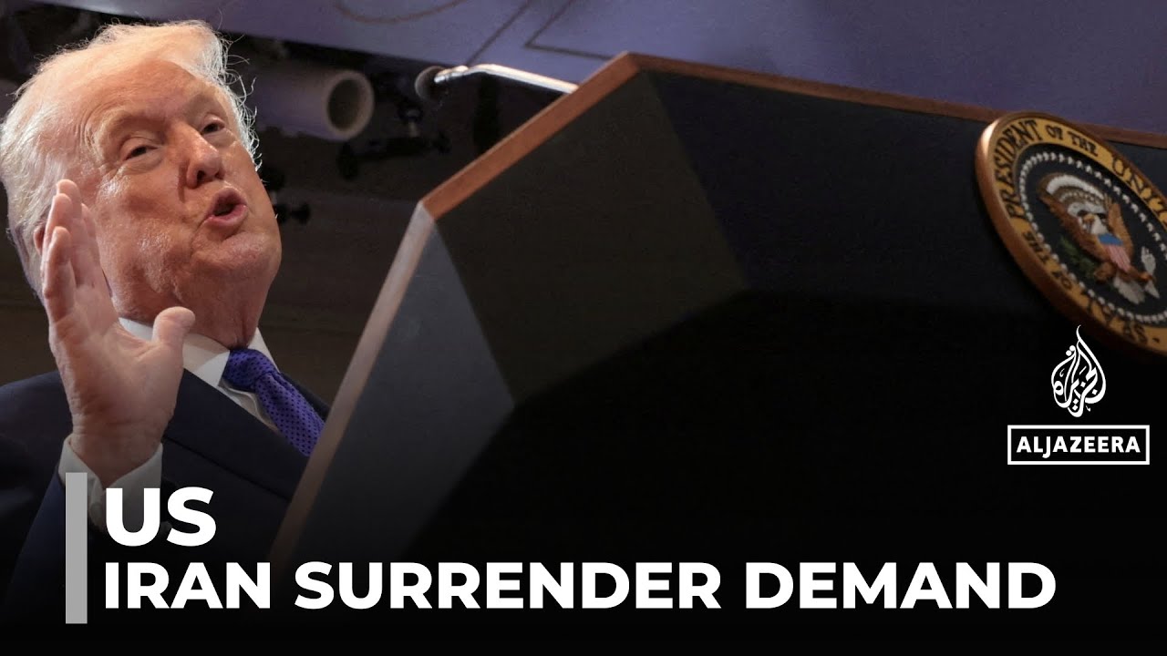 Trump demands unconditional surrender: United States says it would help choose Iran's leader