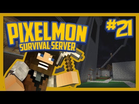 Pixelmon Survival Server (Minecraft Pokemon Mod) Lets Play Ep.21 Gym Prep!