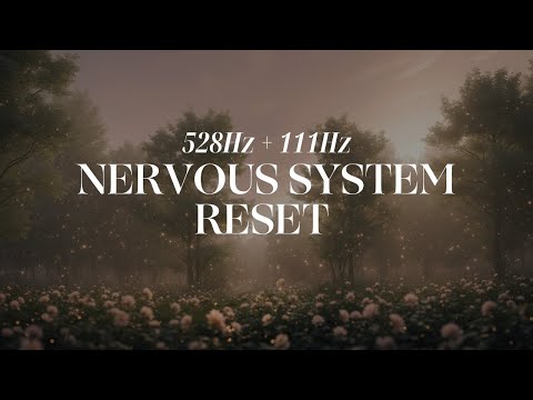 Nervous System Reset | 111Hz + 528Hz The Deepest Healing, Stress Relief, Cortisol Balance, Deep Calm