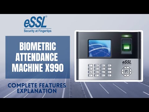 X990 Essl Biometric Attendance System