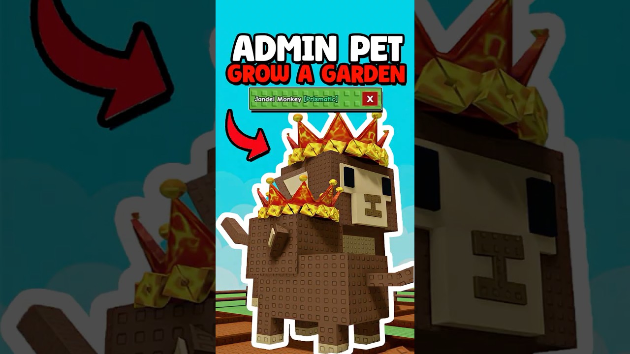 THE JANDEL MONKEY IS COMING TO GROW A GARDEN!