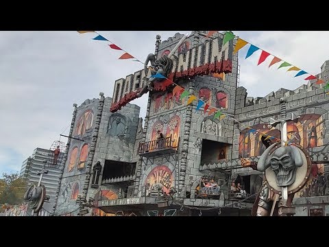Onride: Daemonium - Geisterbahn auf Deutzer Kirmes 2019 in Köln - Jahrmarkt am Deutzer Rheinufer