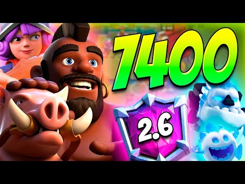 HOG 2.6 END SEASON LADDER PUSH +7400 - CLASH ROYALE