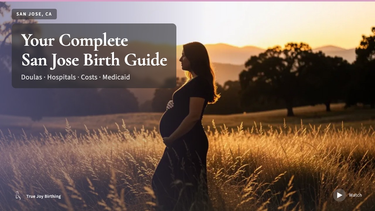 San Jose CA Doula & Birth Plan Guide: Costs, Hospitals & Medi-Cal (First-Time Mom) — press play to watch