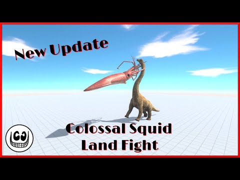 Colossal Squid Land Fight | New Update | Animal Revolt Battle Simulator ARBS