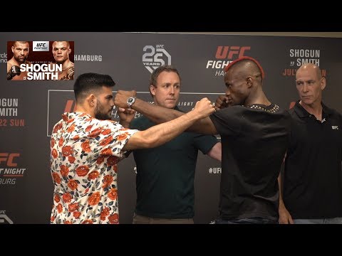 TENSE!!! UFC Hamburg Staredowns From Media Day