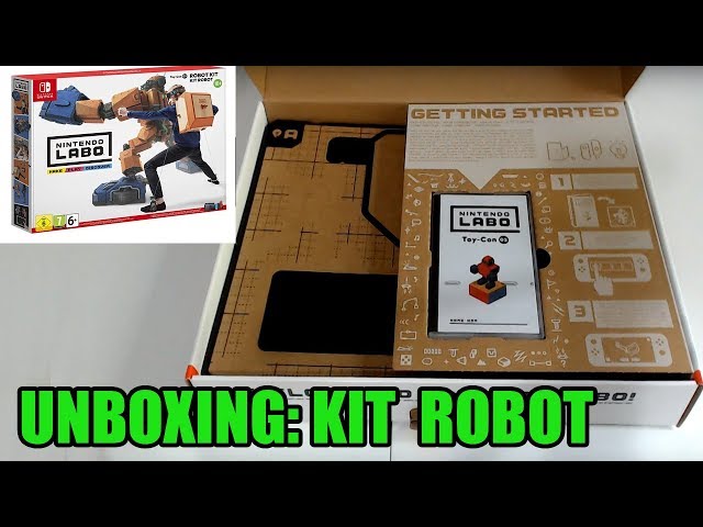Vídeo relacionado con Nintendo Labo (Laboratorio Juguete-con 02: Robot Kit - Interruptor
