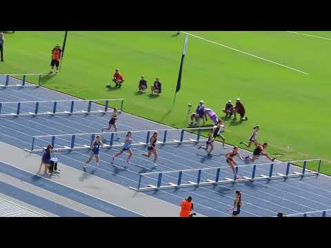 80m Hurdles 13yr Girls, QGSSA Championships, QSAC 15 September 2022