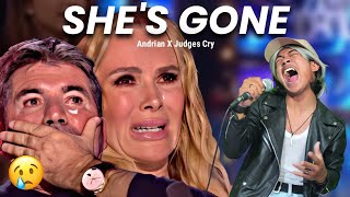Download lagu Andrian from Indonesia made the judges cry when he sang the song she's gone with an amazing voice mp3