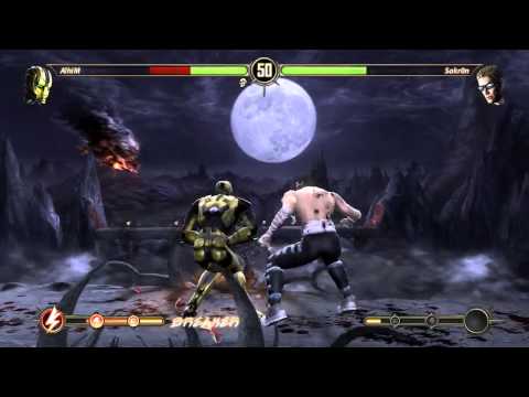 MK9(Online) AlhiM(Cyrax) vs Sakr0n(Cage,Kenshi)
