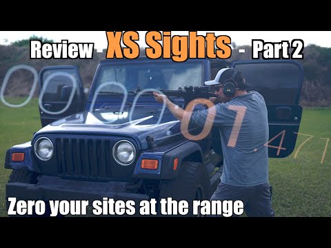 XS Sights Review PART 2 |  XTI 2 & Flip Up Sights CZ Scorpion EVO 3 and Palmetto State Armory AR-15