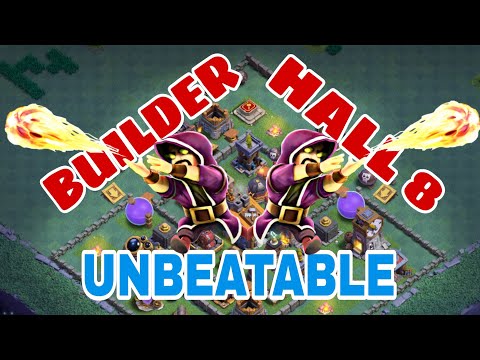 UNBEATABLE Builder Hall 8 Base Design w/PROOF | CoC BEST Bh8 Base Layout 2018 | Clash of Clans Video