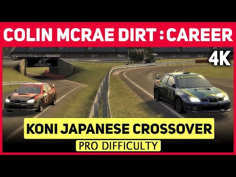 Colin McRae DiRT in 4K - Career - #27 Koni Japanese Crossover - Pro Difficulty