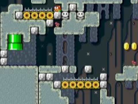 Buzzy Shell Race ⚡️ by Ace5180 ⚡️ Super Mario Maker Raw Gameplay