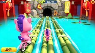 Talking Tom Gold Run Walkthrough - Unlocked Unicorn Angela in China Village